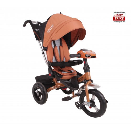 Детский трехколесный велосипед Baby Trike Premium Original (бронзовый, 2019)
