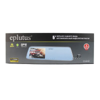 Видеорегистратор-зеркало Eplutus D22 (2 камеры + GPS-навигатор)