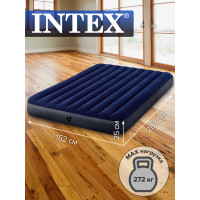 Надувной матрас кровать Intex 64759 (усиленный), 152х203х25 купить в Минске