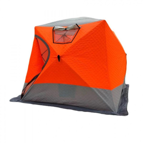 Трехслойная зимняя палатка куб для рыбалки Mircamping 2017 (240х240х220см)