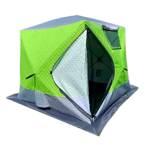 Трехслойная зимняя палатка куб для рыбалки Mircamping 2018 (210х210х170см)