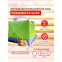 Трехслойная зимняя палатка куб для рыбалки Mircamping 2018 (210х210х170см) купить в Минске