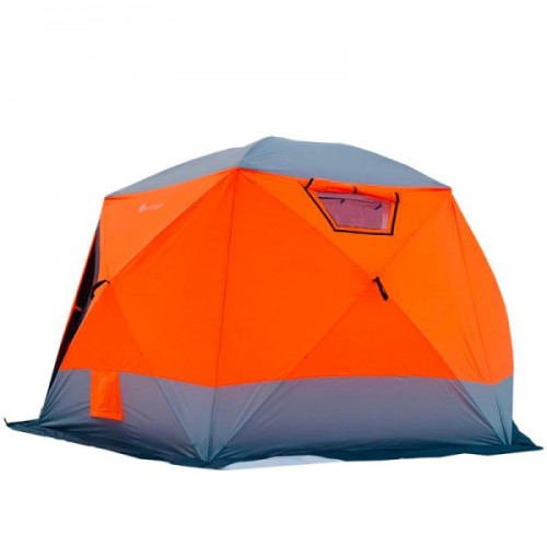 Четырехслойная палатка-куб для зимней рыбалки/Мобильная баня/ Mircamping 2022