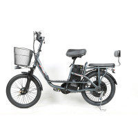 Электровелосипед двухколёсный для взрослых SAMEBIKE RX, арт. SB-RX350, серебристый купить в Минске