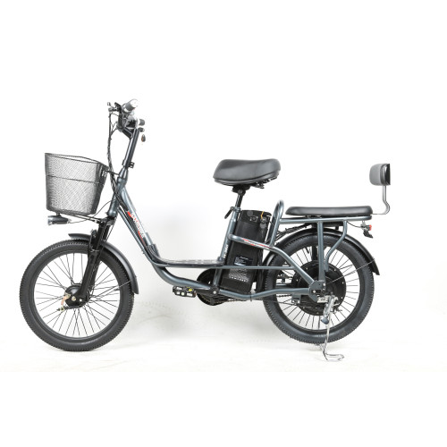 Электровелосипед двухколёсный для взрослых SAMEBIKE RX, арт. SB-RX350, серебристый