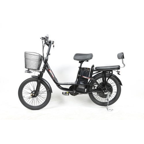 Электровелосипед двухколёсный для взрослых SAMEBIKE RX, арт. SB-RX500, чёрно-серебристый