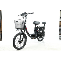 Электровелосипед двухколёсный для взрослых SAMEBIKE RX, арт. SB-RX500, чёрно-серебристый купить в Минске